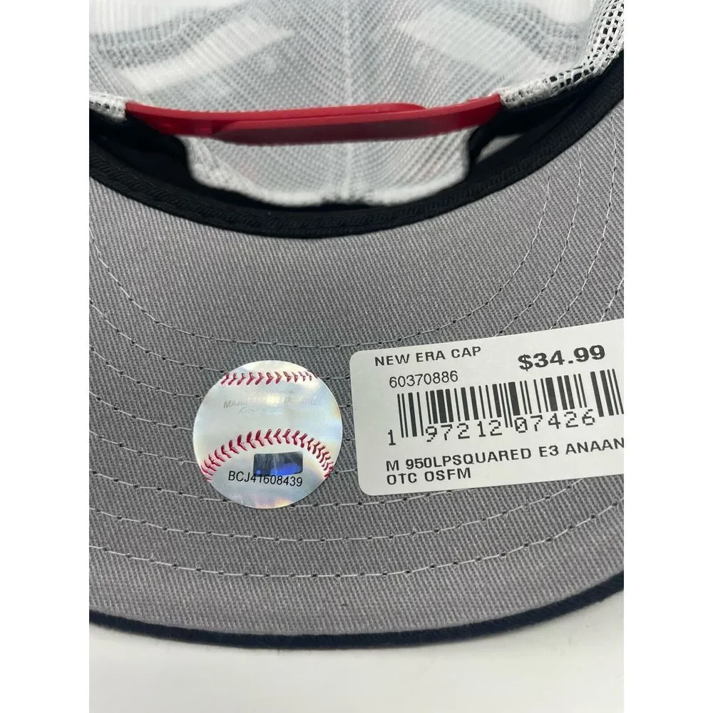 Los Angeles Angels Anaheim New Era Snapback Red Low Profile 9Fifty‎ Cap Mens NEW